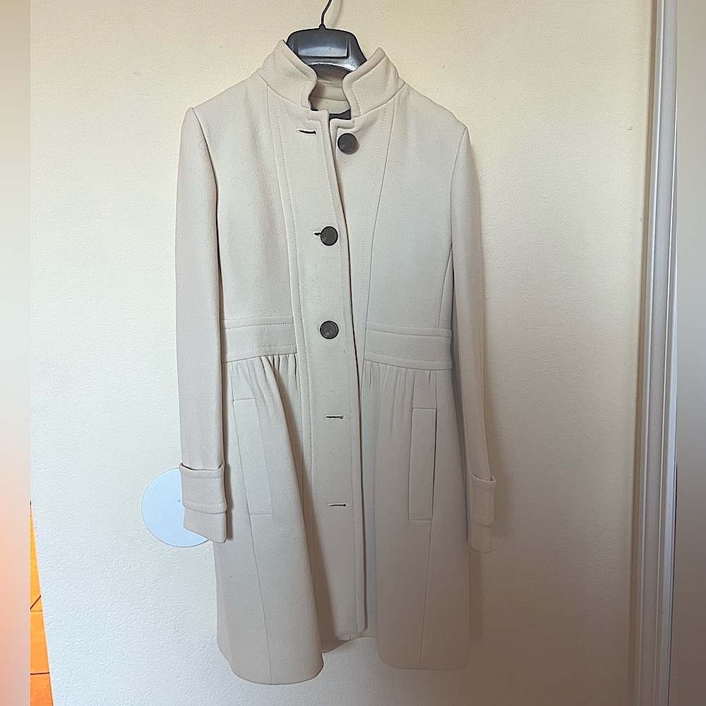 JCrew New Lady topcoat in Italian double-cloth wool blend